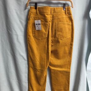 mustard corduroy pants